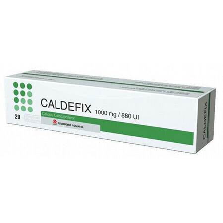 Caldefix 1000mg/ 880 ui, 20 comprimidos efervescentes, Artmed International