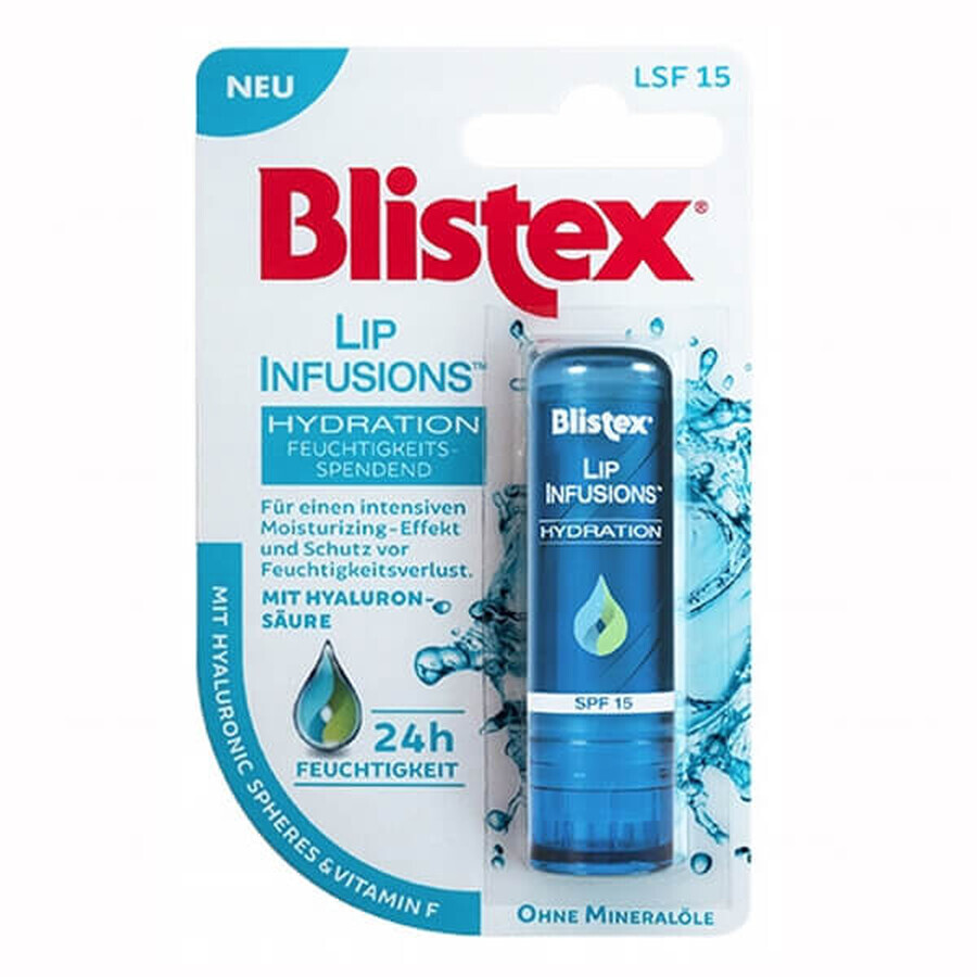 Blistex Hydratatie, lippenbalsem, SPF 15, 3,7 g