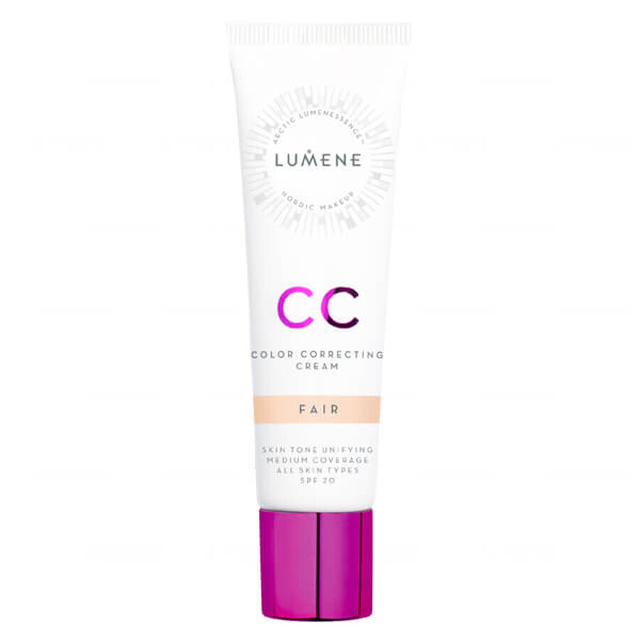 Lumene CC, Base de maquillaje 7en1, Color claro, 30 ml