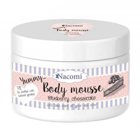 Set de relaxare Nacomi Blueberry Relaxare, spumă de corp, 100 ml + spumă de exfoliere și spălare, 100 ml