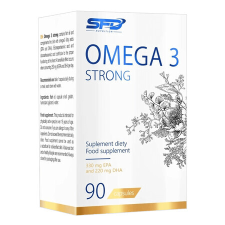 SFD Omega 3 Strong, 90 cápsulas