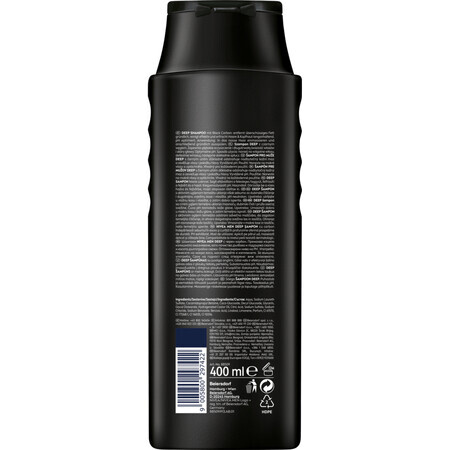 Nivea Men Deep, Champú para el cabello, 400 ml