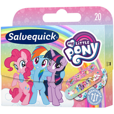 Salvequick, Pflaster mit Verband, My Little Pony, 20 Stück