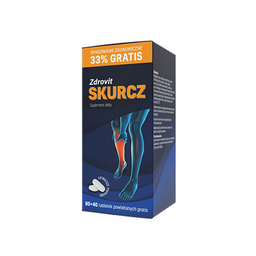 Zdrovit Skurcz, 80 tablets + 40 tablets