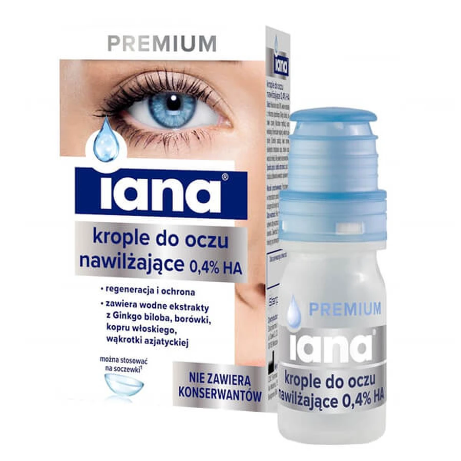 Iana Premium, krople do oczu, 10 ml: ceny i cechy