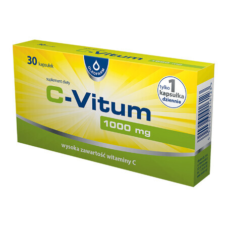 C-Vitum, vitamina C 1000 mg, 30 cápsulas