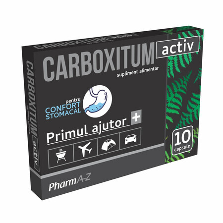 Carboxitum activ, 10 Kapseln, PharmA-Z