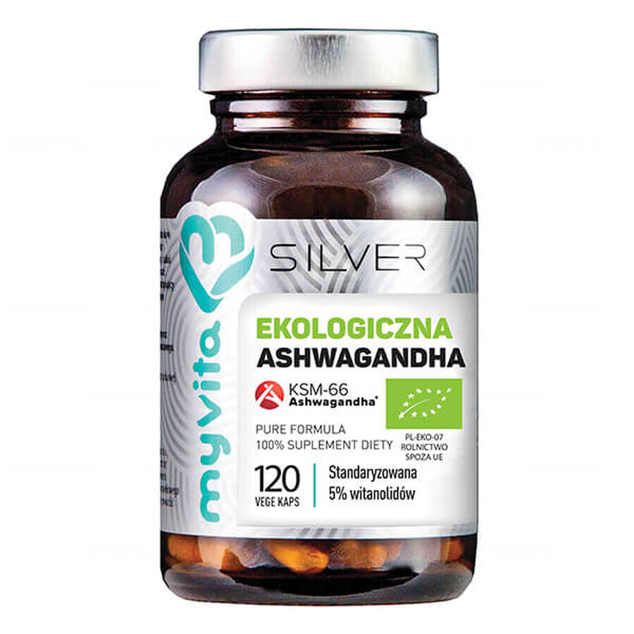 MyVita Silver, Aswhagandha Bio, 120 capsules