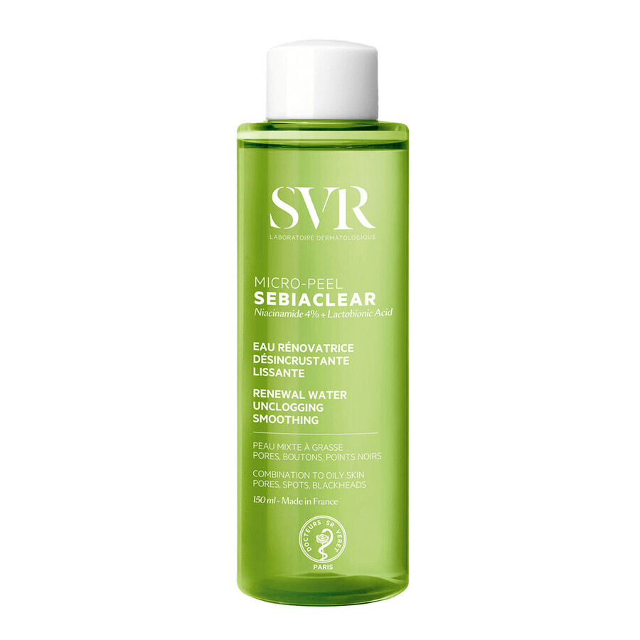 SVR Sebiaclear Micro-Peel, essence de micropeeling, 150 ml