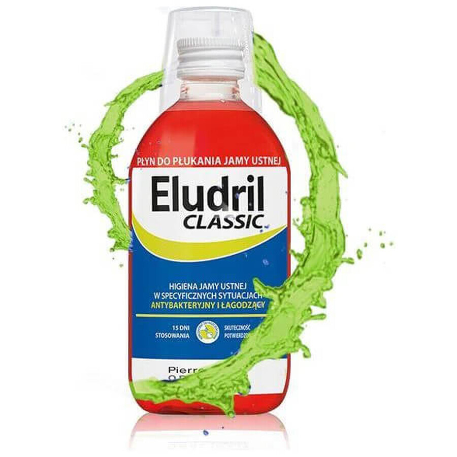 Eludril Classic, enjuague bucal, 500 ml