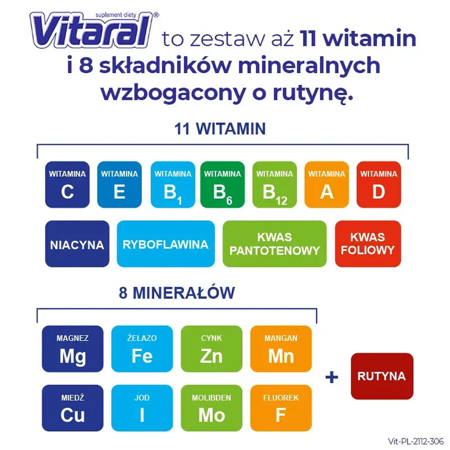 Vitaral, 60 tablets + 10 free tablets