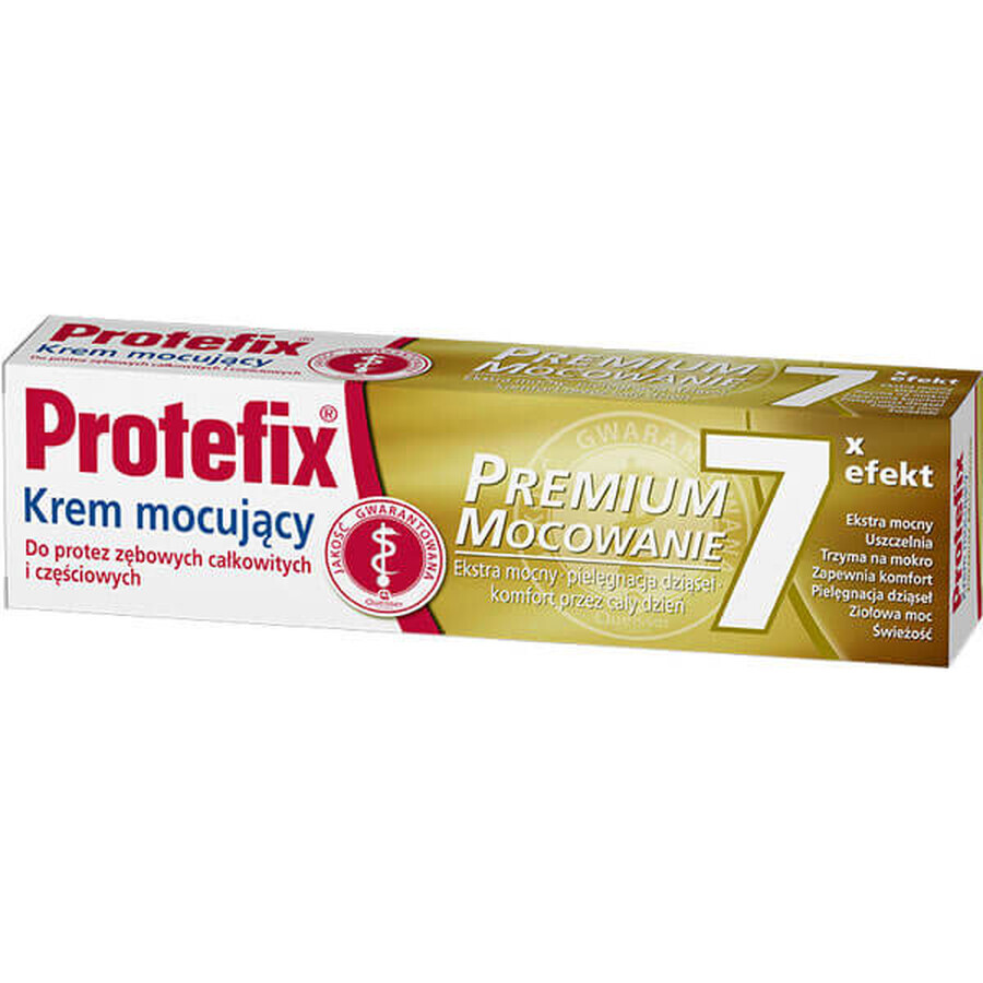 Protefix, crema fijadora para prótesis dentales, fijación premium, 47 g