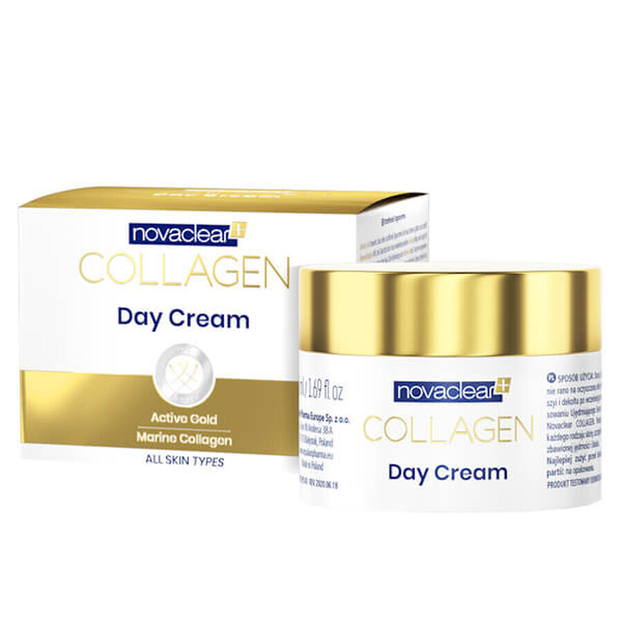 Novaclear Colágeno, crema de día reafirmante, 50 ml