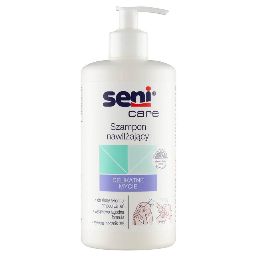 Seni Care Gentle Wash, champú hidratante, 500 ml