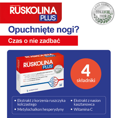 Ruskolina Plus, 30 cápsulas