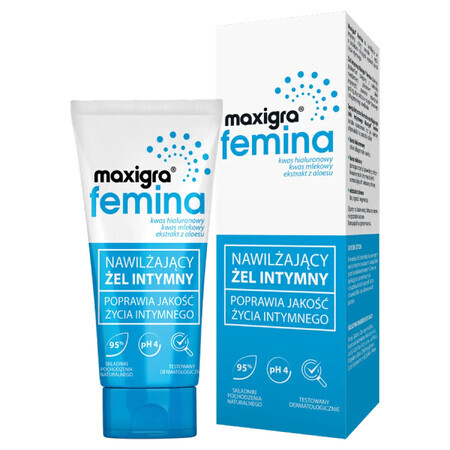 Maxigra femina, gel íntimo hidratante, 75 ml