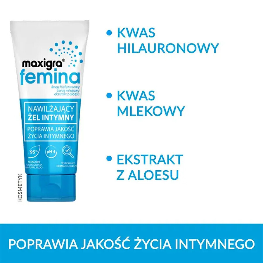 Maxigra femina, gel íntimo hidratante, 75 ml