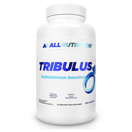 Allnutrition Tribulus Testosterone Booster, macis, 100 cápsulas