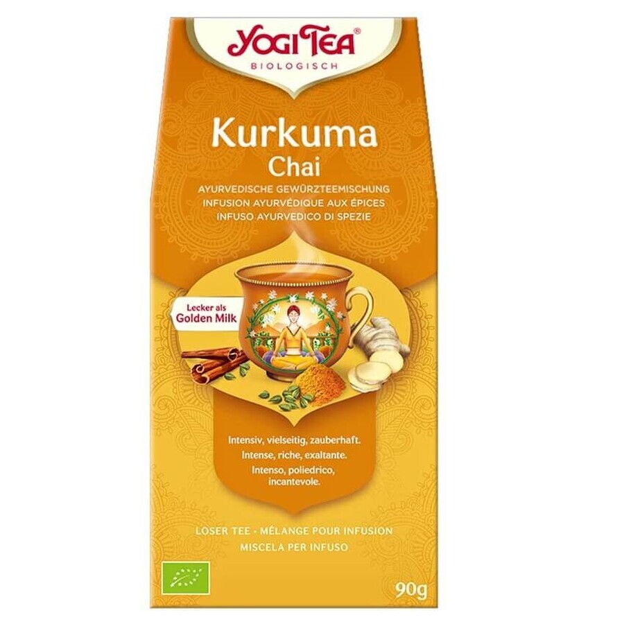 Organic Turmeric Tea, 90g, Yogi Tea