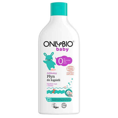 OnlyBio Baby, loción de baño suave para bebés desde el primer día, 500 ml