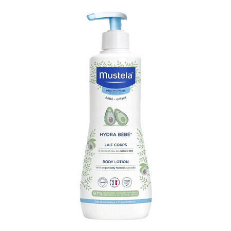 Mustela Bebe Enfant Hydra Bebe, leche corporal, desde el nacimiento, 300 ml