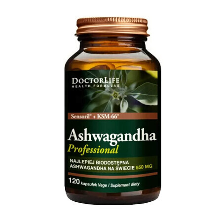 Doctor Life Ashwagandha Professional, 120 vegetable capsules