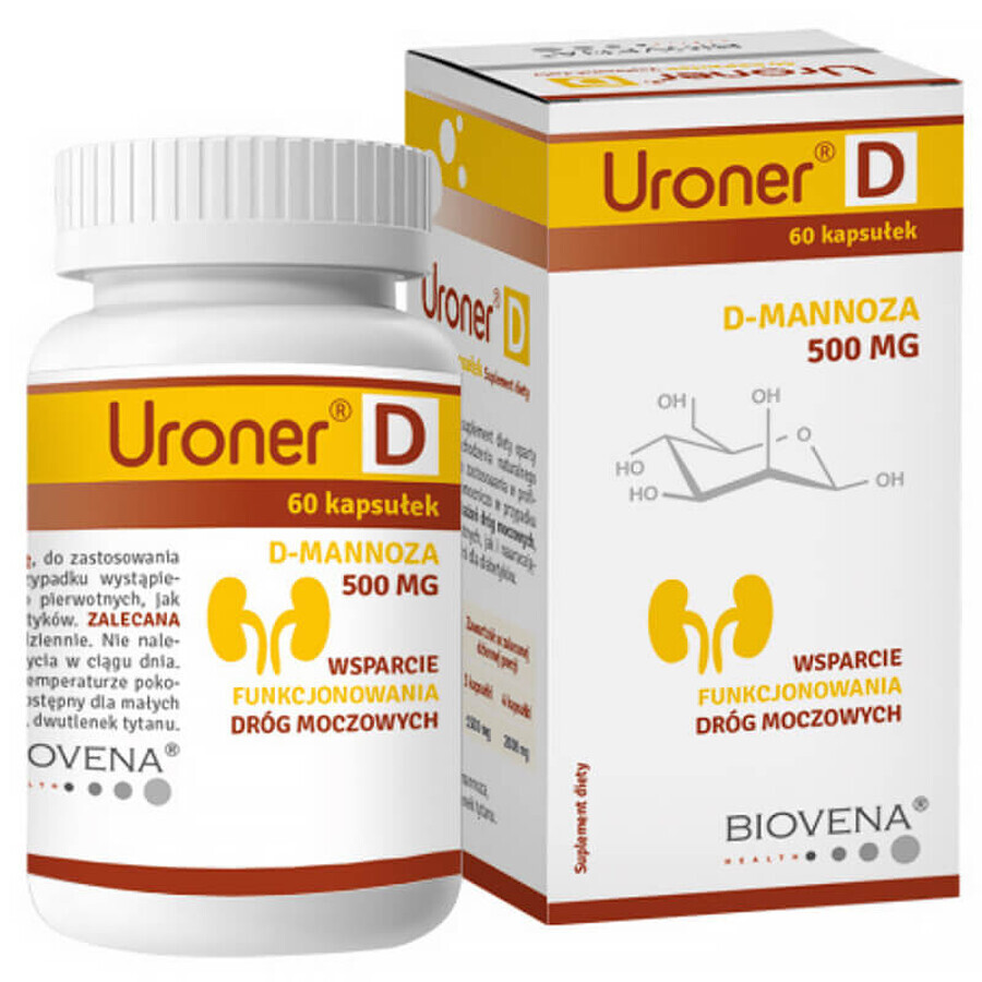 Uroner D, 60 capsules