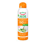 Equilibra Aloe, leche protectora solar, spray, FPS 50+, 150 ml