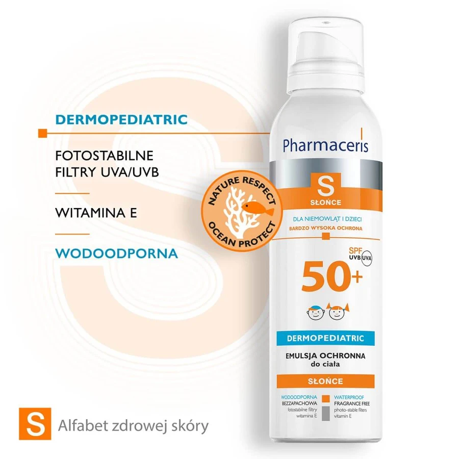 Pharmaceris S, émulsion protectrice pour bébés et enfants, SPF 50+, 150 ml