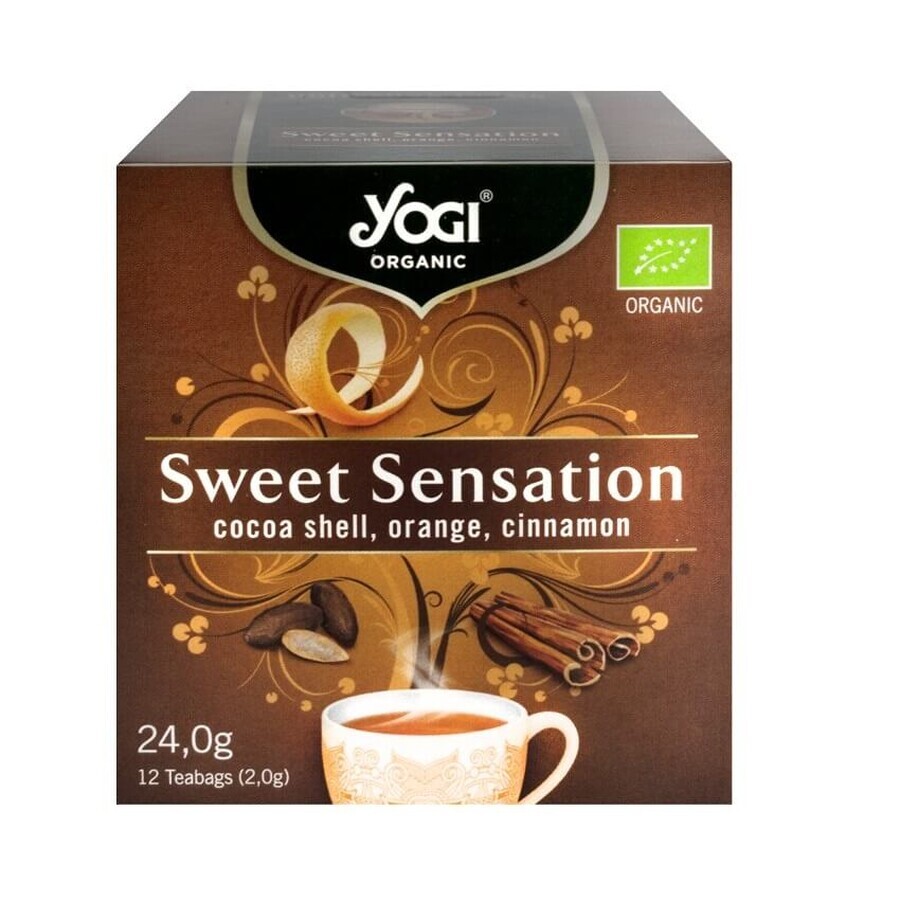 Té ecológico Sweet Sensation, 12 bolsitas, Yogi Tea