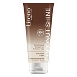 Lirene Perfect Tan, crema dorada iluminadora para rostro y cuerpo, Brillo de Coco, 150 ml