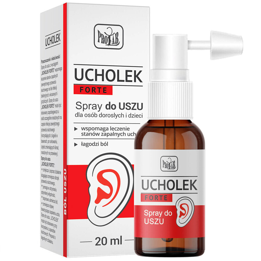 Ucholek Forte, spray pentru urechi, 20 ml