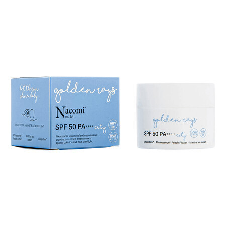 Nacomi Next Level City, crema facial, FPS 50, 50 ml