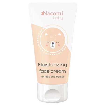 Nacomi Baby, crema facial hidratante, para bebés y niños, 50 ml