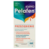 Pelafen Kid MD Cold, jarabe para niños mayores de 1 año y adultos, sabor frambuesa, 100 ml