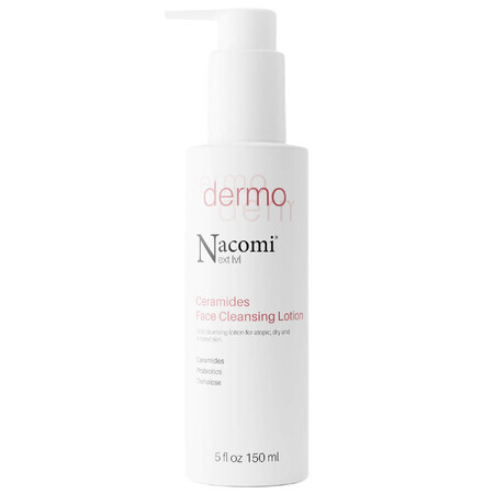 Nacomi Next Level, emulsión limpiadora facial suave con ceramidas, 150 ml