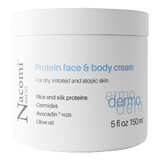 Nacomi Next Level Dermo, crema proteica para cara y cuerpo, piel atópica, 150 ml