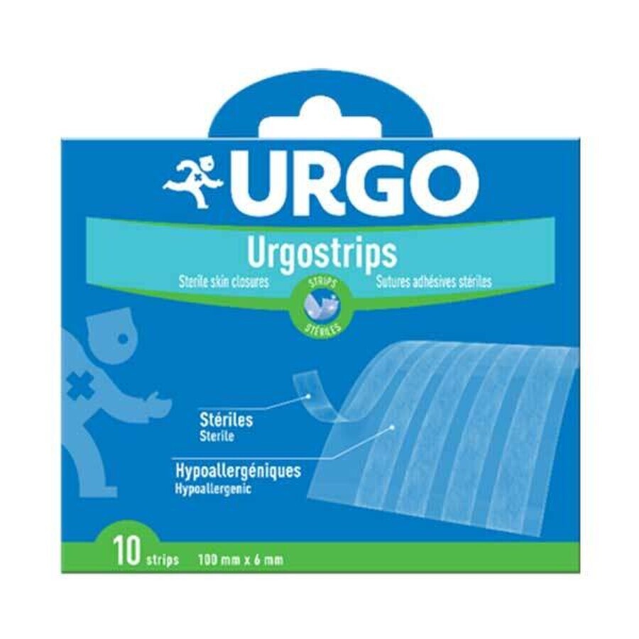 Urgo Urgostrips, wondsluitstrips, 10 stuks