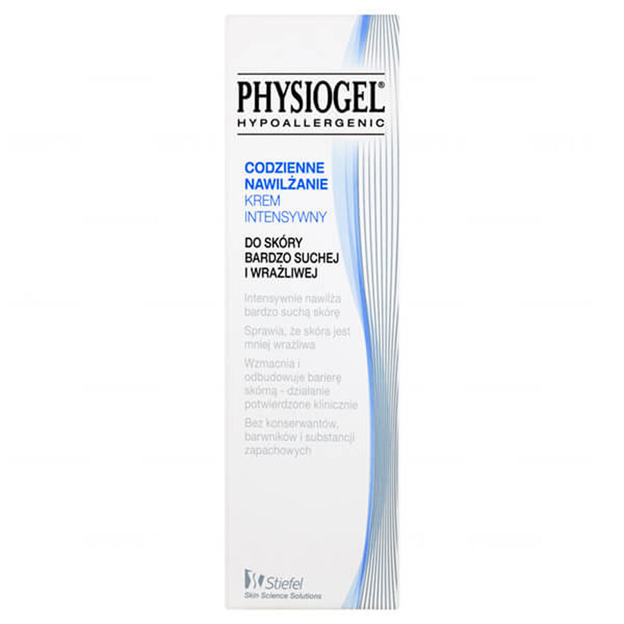 Physiogel Hidratación Diaria, crema intensiva, piel muy seca y sensible, 100 ml