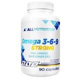 Allnutrition Omega 3-6-9 Fuerte, 90 cápsulas