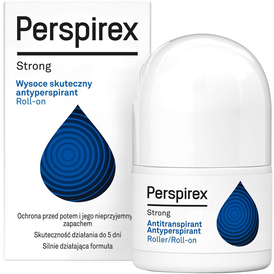 Perspirex Strong, antitranspirante roll-on, 20 ml