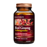 Vita del Dottore Ginseng Rosso e-sze + Ashwagandha Sensoril, Integratore, 60 Capsule