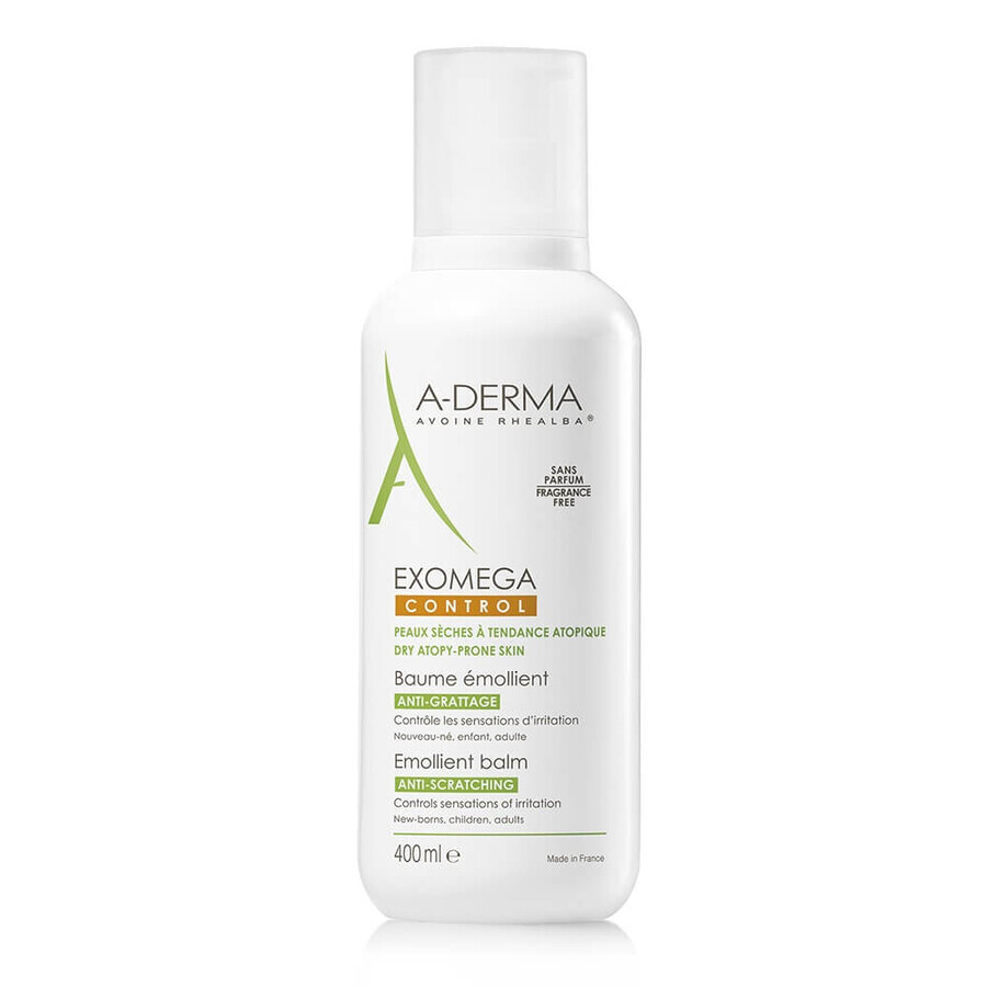 A-Derma Exomega Control Acondicionador Emoliente, 400 ml