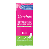 Compresas higiénicas Carefree Cotton Feel Normal Aloe, aroma aloe, 20 uds.