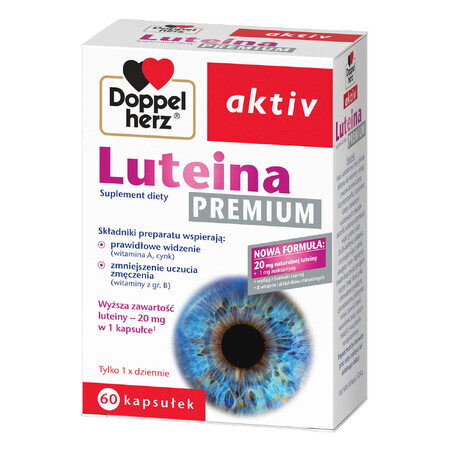 Doppelherz aktiv Luteína Premium, 60 cápsulas