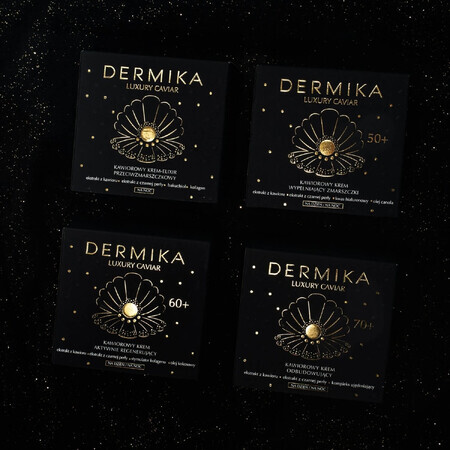 Dermika Luxus Kaviar 70+ Anti-Aging Gesichtscreme, 50ml