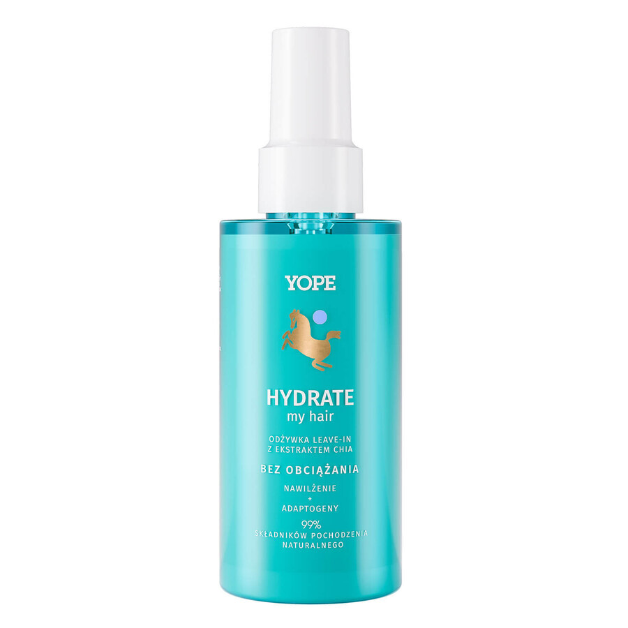 Yope Hydrate My Hair, Balsam fără clătire cu extract de chia, 150 ml