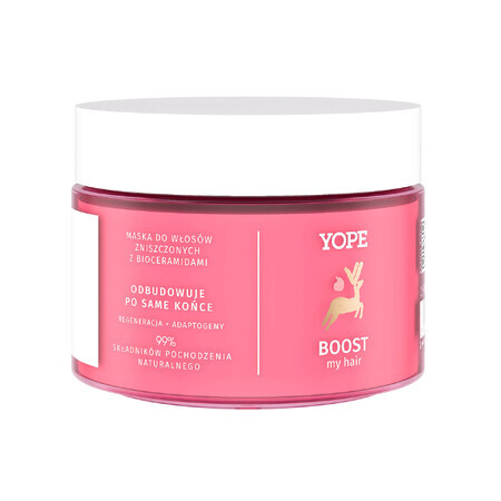 Yope Boost My Hair, mascarilla para cabello dañado con bioceramidas, 250 ml