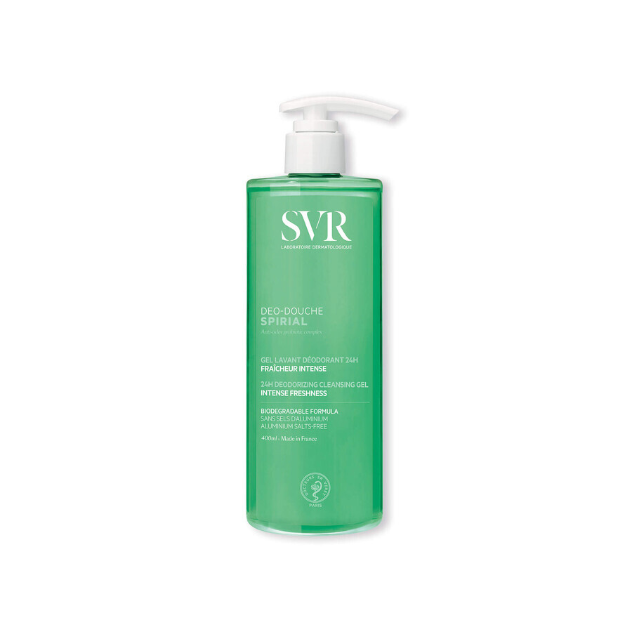 SVR Spirial Deo-Douche, gel desodorante para el cuerpo, 400 ml