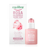 Equilibra Rosa, suero alisador facial de rosa, ácido hialurónico, 30 ml